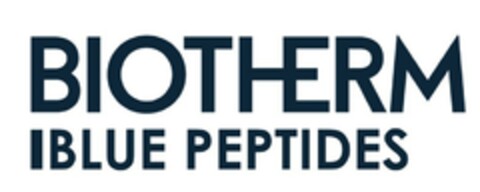 BIOTHERM IBLUE PEPTIDES Logo (EUIPO, 30.01.2023)