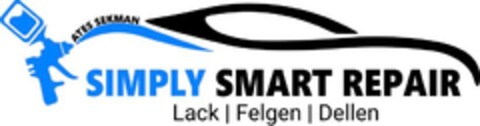 ATES SEKMAN SIMPLY SMART REPAIR Lack|Felgen|Dellen Logo (EUIPO, 02/01/2023)