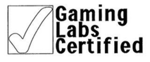 Gaming Labs Certified Logo (EUIPO, 09/06/2023)