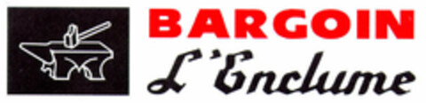 BARGOIN L'Enclume Logo (EUIPO, 11/17/1998)