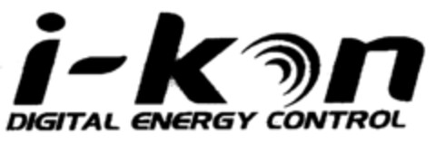 i-kon DIGITAL ENERGY CONTROL Logo (EUIPO, 23.08.2000)