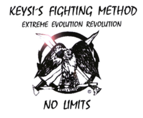 KEYSI'S FIGHTING METHOD EXTREME EVOLUTION REVOLUTION NO LIMITS Logo (EUIPO, 22.10.2003)
