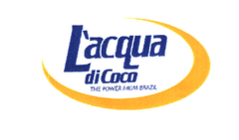 L'acqua di Coco THE POWER FROM BRAZIL Logo (EUIPO, 01.03.2004)