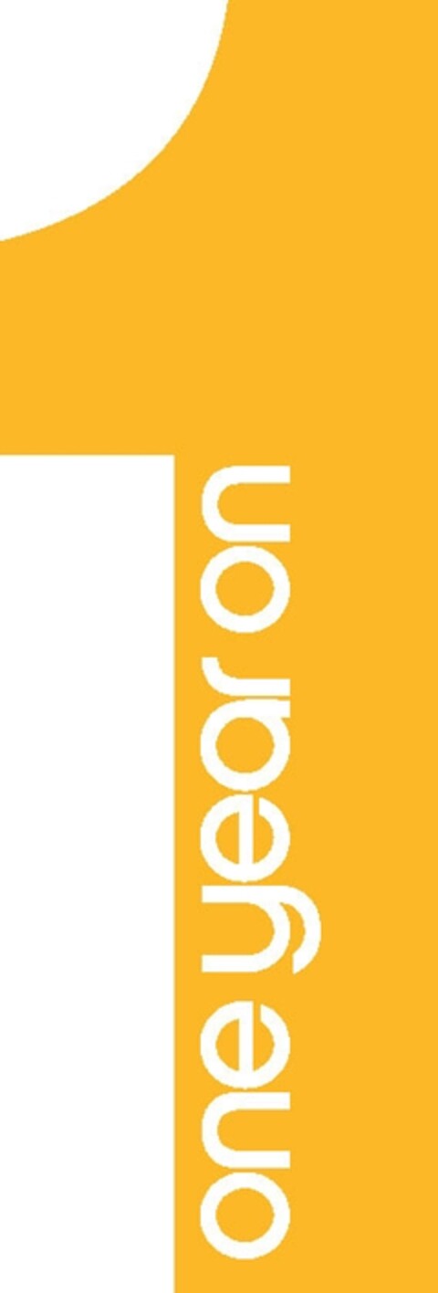 1 one year on Logo (EUIPO, 06/09/2006)