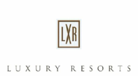 LXR LUXURY RESORTS Logo (EUIPO, 06.12.2006)