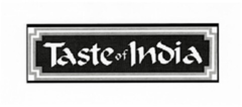 TASTE OF INDIA Logo (EUIPO, 24.07.2007)