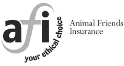 afi your ethical choice Animal Friends Insurance Logo (EUIPO, 12.08.2009)