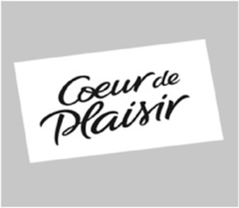 COEUR DE PLAISIR Logo (EUIPO, 07/27/2010)