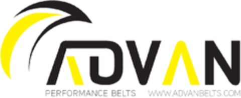 ADVAN, PERFORMANCE BELTS  WWW.ADVANBELTS.COM Logo (EUIPO, 01.06.2012)