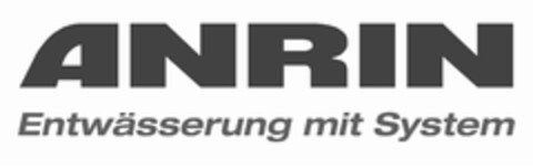 ANRIN Entwässerung mit System Logo (EUIPO, 09.07.2012)