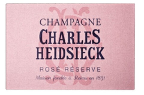 CHAMPAGNE CHARLES HEIDSIECK ROSE RESERVE Logo (EUIPO, 02.08.2013)