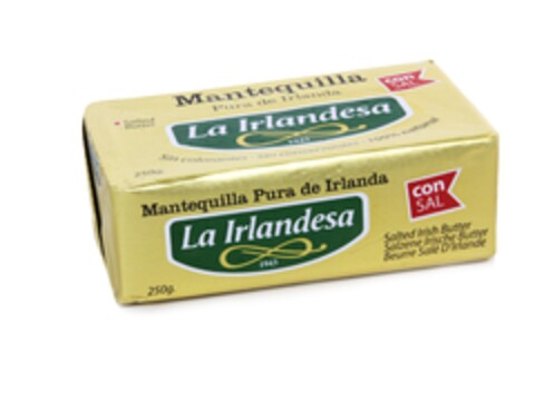 MANTEQUILLA PURA DE IRLANDA LA IRLANDESA 1943 Logo (EUIPO, 08/06/2013)