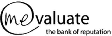 MEVALUATE THE BANK OF REPUTATION Logo (EUIPO, 05.11.2013)