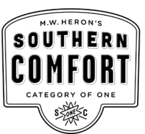 M.W. HERON'S SOUTHERN COMFORT CATEGORY OF ONE Logo (EUIPO, 12.03.2014)