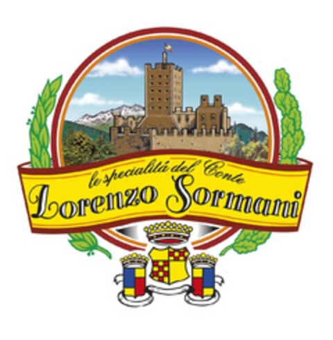 LE SPECIALITA' DEL CONTE LORENZO SORMANI Logo (EUIPO, 23.09.2015)