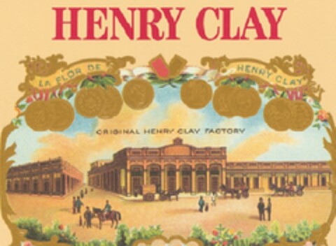 HENRY CLAY, LA FLOR DE HENRY CLAY, ORIGINAL HENRY CLAY FACTORY Logo (EUIPO, 05/11/2016)