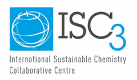 ISC3 International Sustainable Chemistry Collaborative Centre Logo (EUIPO, 20.05.2016)