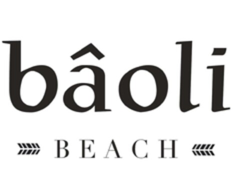 bâoli beach Logo (EUIPO, 04.04.2017)