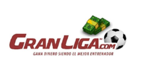 GRANLIGA.COM GANA DINERO SIENDO EL MEJOR ENTRENADOR Logo (EUIPO, 09/15/2017)