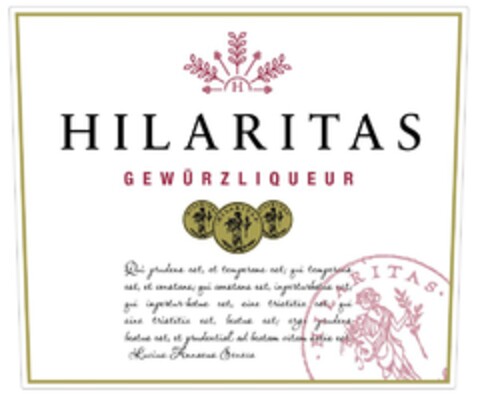 HILARITAS GEWÜRZLIQUEUR Logo (EUIPO, 26.04.2018)