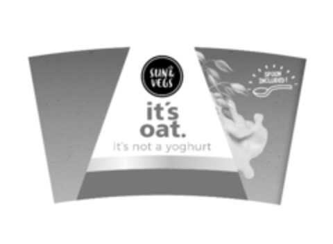 SUN&VEGS it's oat. it's not a yoghurt SPOON INCLUDED! Logo (EUIPO, 22.05.2018)