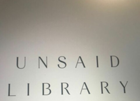 UNSAID LIBRARY Logo (EUIPO, 10/15/2019)