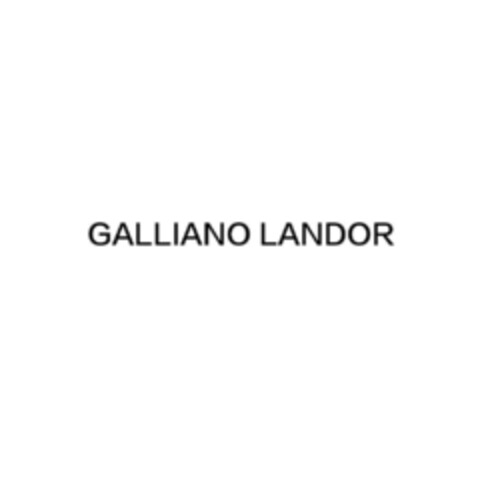 GALLIANO LANDOR Logo (EUIPO, 18.02.2020)