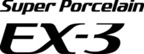 Super Porcelain EX-3 Logo (EUIPO, 08.10.2020)