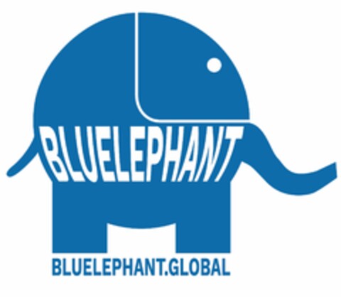 BLUELEPHANT BLUELEPHANT.GLOBAL Logo (EUIPO, 06.05.2021)