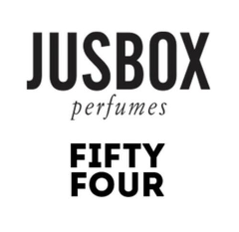 JUSBOX perfumes FIFTY FOUR Logo (EUIPO, 26.09.2023)