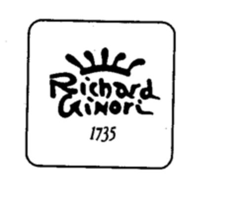 Richard Ginori 1735 Logo (EUIPO, 01.04.1996)