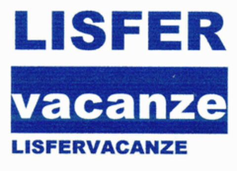 LISFER vacanze LISFERVACANZE Logo (EUIPO, 02/17/1998)