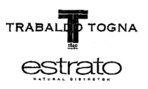 T TRABALDO TOGNA estrato NATURAL BISTRETCH Logo (EUIPO, 17.03.1999)