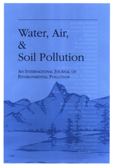 Water, Air, & Soil Pollution AN INTERNATIONAL JOURNAL OF ENVIRONMENTAL POLLUTION Logo (EUIPO, 10.02.2003)