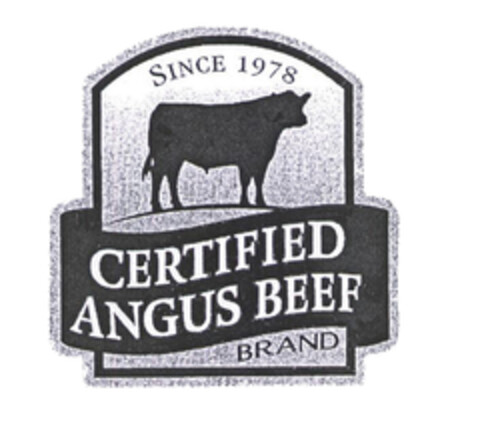 SINCE 1978 CERTIFIED ANGUS BEEF BRAND Logo (EUIPO, 05/06/2004)