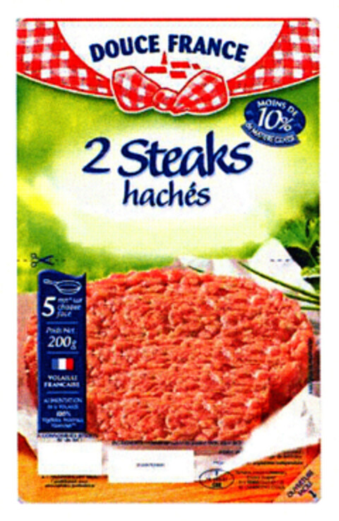 DOUCE FRANCE 2 Steaks hachés Logo (EUIPO, 01.12.2004)