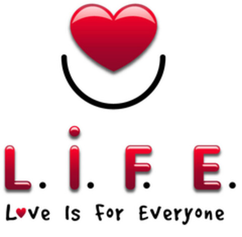 L.I.F.E. Love is for Everyone Logo (EUIPO, 27.03.2006)