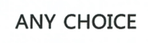 ANY CHOICE Logo (EUIPO, 01/31/2013)