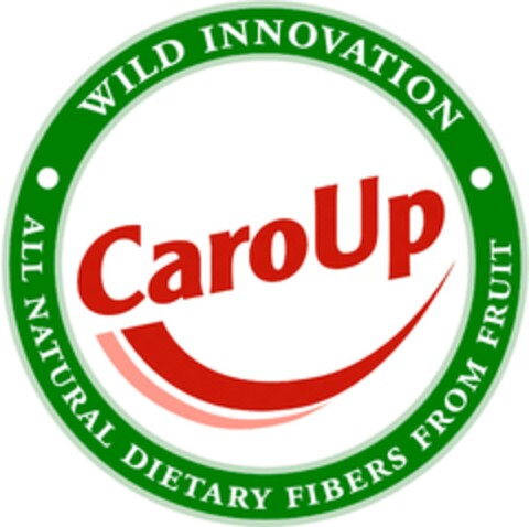 CaroUp WILD INNOVATION ALL NATURAL DIETARY FIBERS FROM FRUIT Logo (EUIPO, 21.03.2013)