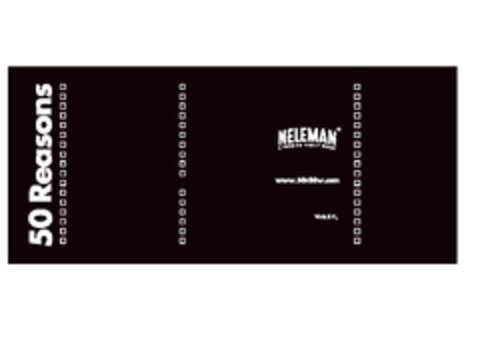 50 REASONS NELEMAN A PREMIUM FAMILY BRAND www.50r30w.com WOLK B.V. Logo (EUIPO, 11.12.2014)