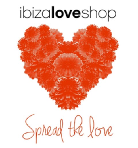 IBIZA LOVE SHOP Spread the love Logo (EUIPO, 12/17/2014)