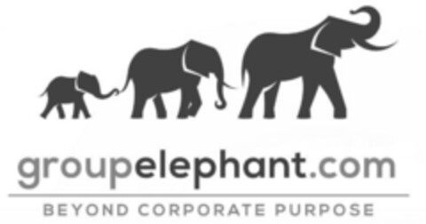 GROUPELEPHANT.COM BEYOND COPRORATE PURPOSE Logo (EUIPO, 09/24/2015)