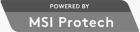 POWERED BY MSI PROTECH Logo (EUIPO, 05/11/2020)