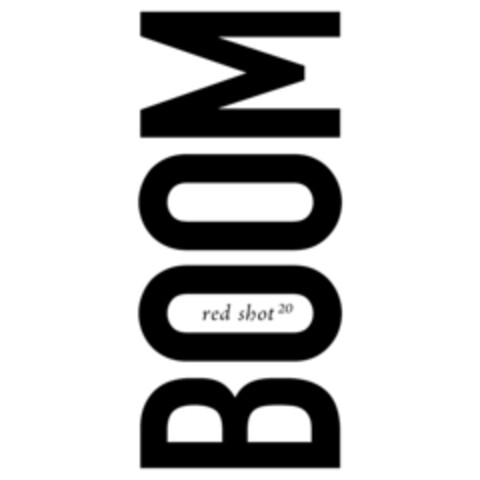 BOOM red shot 20 Logo (EUIPO, 12/14/2020)