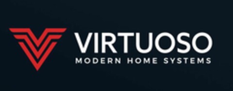 VIRTUOSO MODERN HOME SYSTEMS Logo (EUIPO, 03/24/2022)