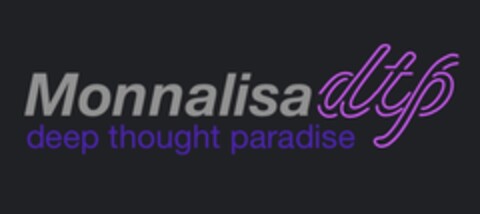 MONNALISA DTP DEEP THOUGHT PARADISE Logo (EUIPO, 20.10.2022)