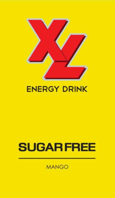 XL ENERGY DRINK SUGAR FREE MANGO Logo (EUIPO, 11/03/2022)