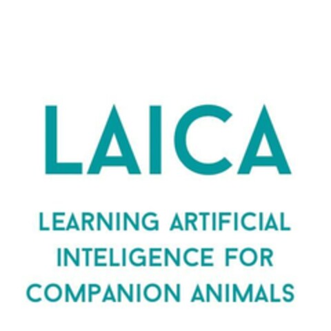 LAICA LEARNING ARTIFICIAL INTELIGENCE FOR COMPANION ANIMALS Logo (EUIPO, 11.03.2024)