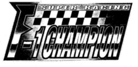 SUPER RACING F-1 CHAMPION Logo (EUIPO, 05/21/1996)