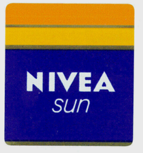 NIVEA sun Logo (EUIPO, 26.07.1996)